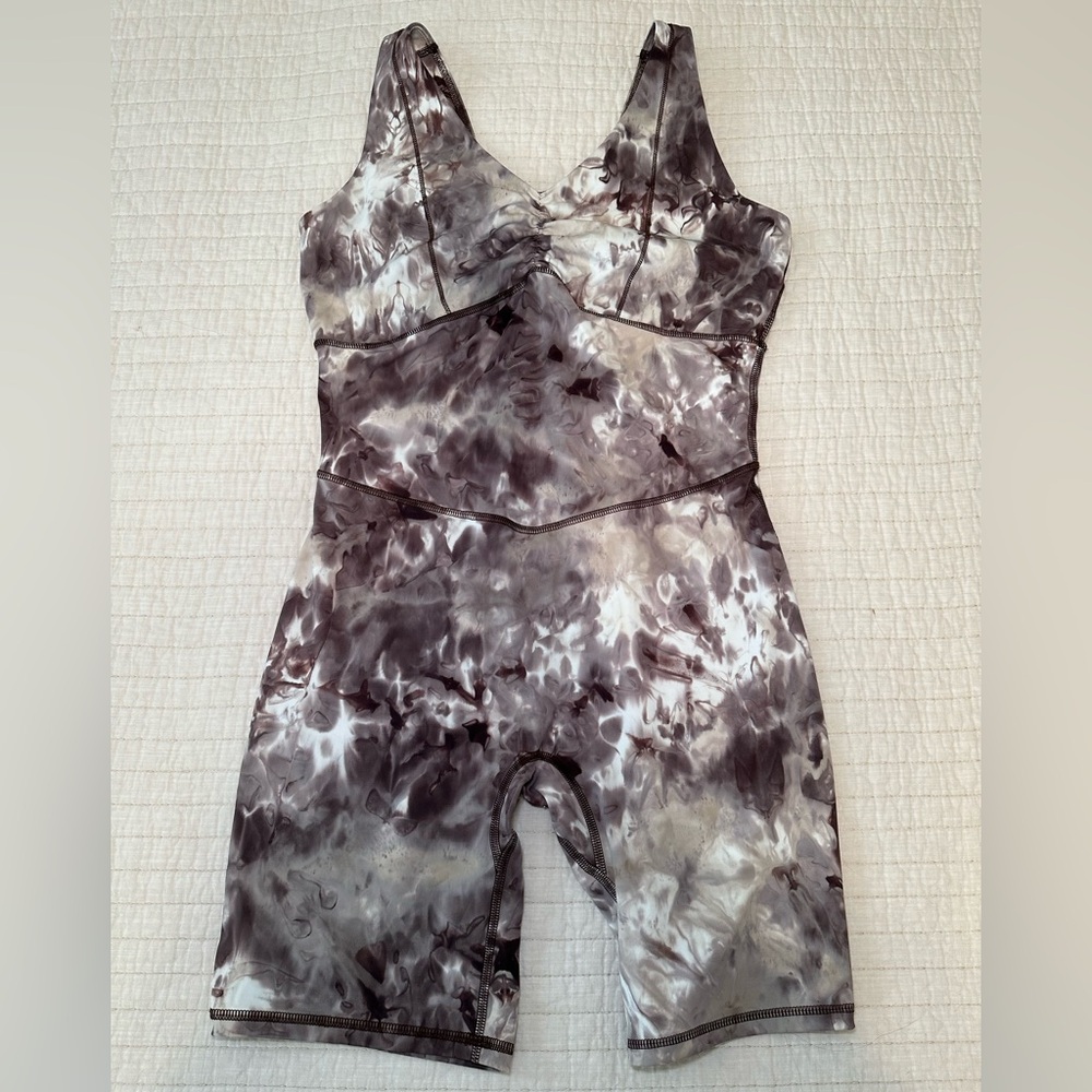 Gymshark Tie-Dye pattern onesie/workout suit. Size Large.